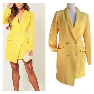 Double Breasted Blazer Dress. B20